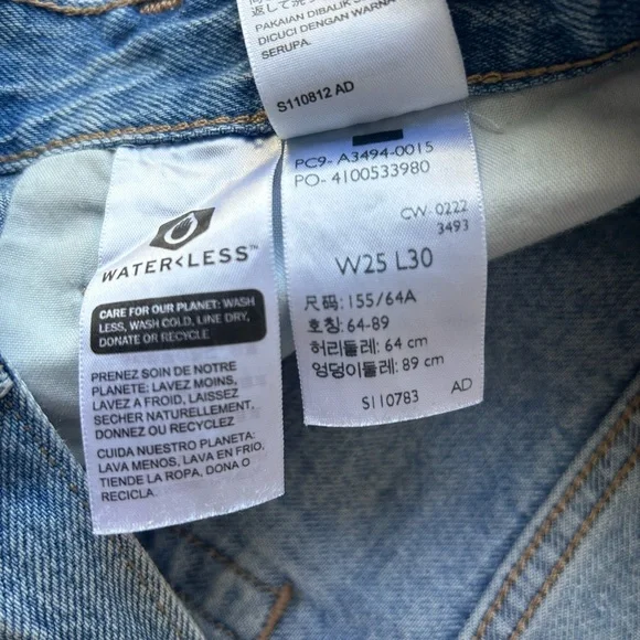 Levi's Baggy Dad Jeans Classic Style - Picture 9 of 10